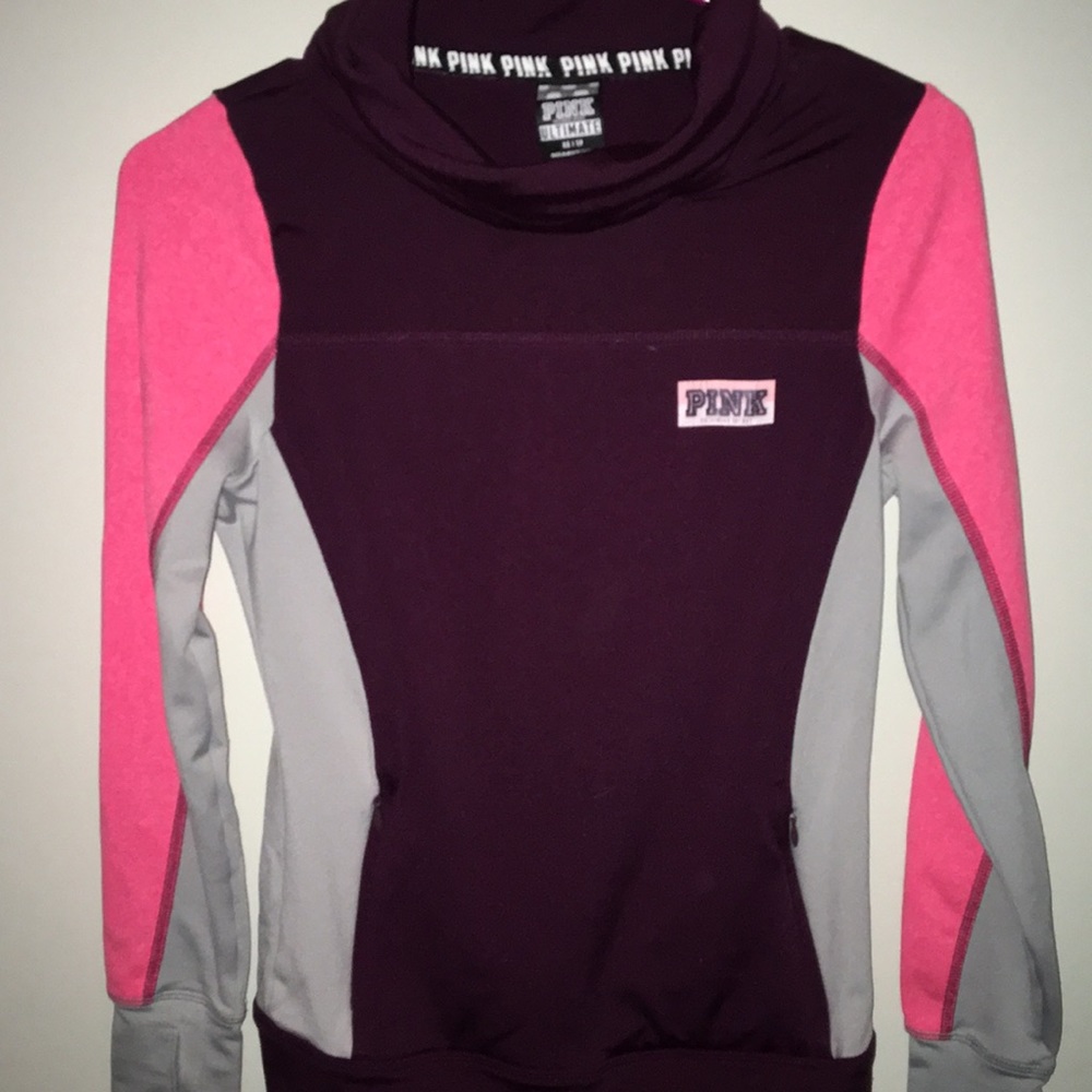 💕VS PINK Fitted Pullover💜🩶